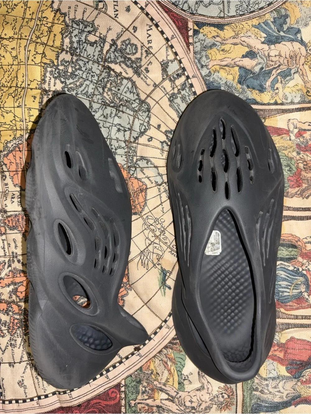 adidas Men’s Black Vented Foam Slip-On Clog